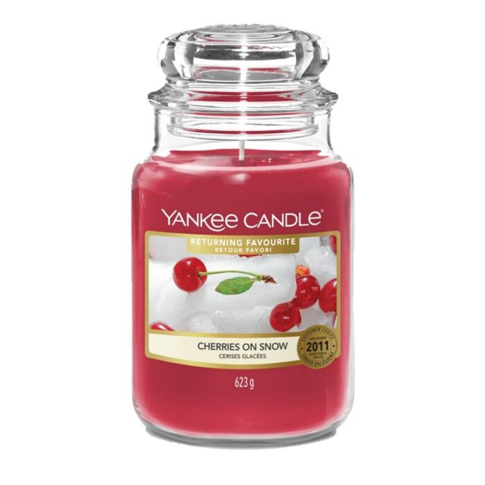 Yankee Candle Cherries on Snow - Large Jar
